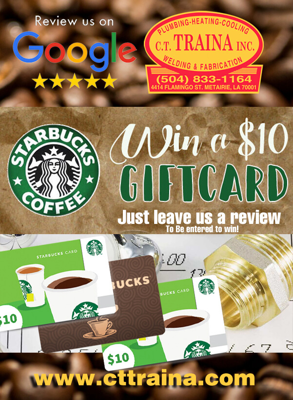 $10 Starbucks Gift Card - Free with Qualifying Purchases Over $100